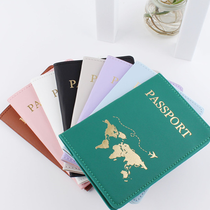 Women'S Fashion Guide - 1PCS PU หนังแผนที่หนังสือเดินทางกรณีผู้ถือบัตรแฟชั่นกระเป๋าสตางค์น้ําหนักเบาอุปกรณ์เสริมสําหรับเที่ยวบินสําหรับสตรีหรือชาย
