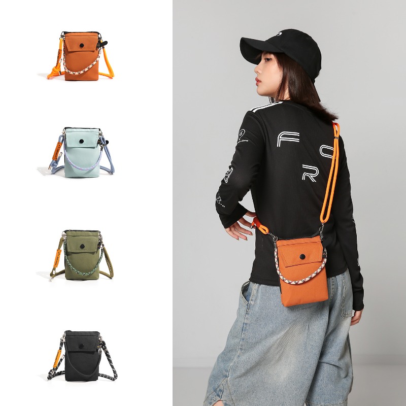 Women Fashion Simple - กระเป๋าโทรศัพท์แนวตั้งแฟชั่น กระเป๋าเก็บของแบบพกพา กระเป๋าสะพายข้างสำหรับผู้ชายและผู้หญิง ดีไซน์เรียบง่าย ลำลอง สำหรับกิจกรรมกลางแจ้งและกีฬา