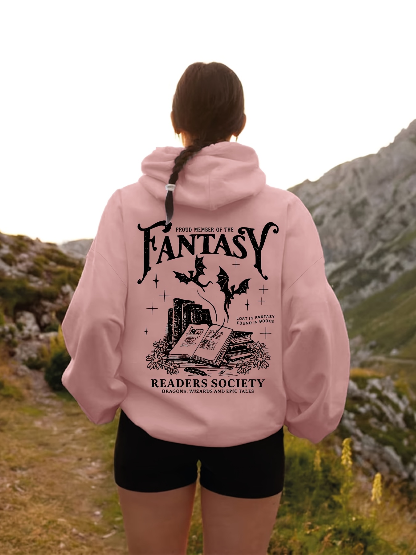 Hoodie Women Oversized - เสื้อฮู้ดดี้สำหรับผู้หญิงจาก Women Fantasy Readers' Club แบบยูนิเซ็กส์