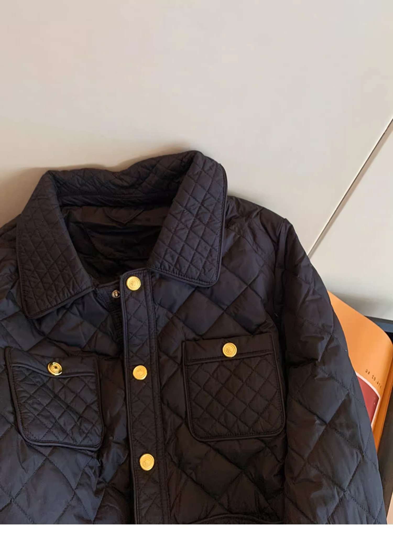 เสื้อแจ็คเก็ตผู้หญิงสีดำแฟชั่น - Women'S Fashion Quilted Jacket บทวิจารณ์และราคา