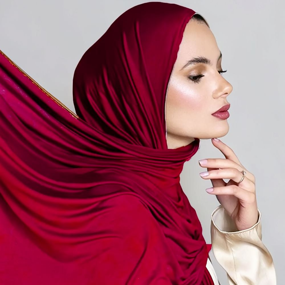 ผ้าพันคอเจอร์ซีย์ยาวสำหรับผู้ห - Women Fashion Simple บทวิจารณ์และราคา