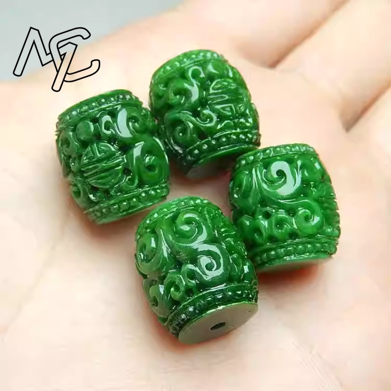 5 PC ธรรมชาติสีเขียวหยกแกะสลัก - Women'S Fashion บทวิจารณ์และราคา