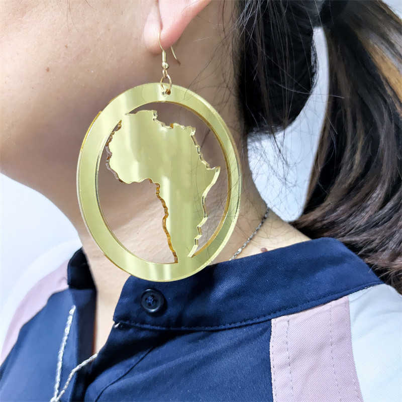 KUGUYS ต่างหูอะคริลิคทรงแผนที่ - Women'S Fashion Guide บทวิจารณ์และราคา