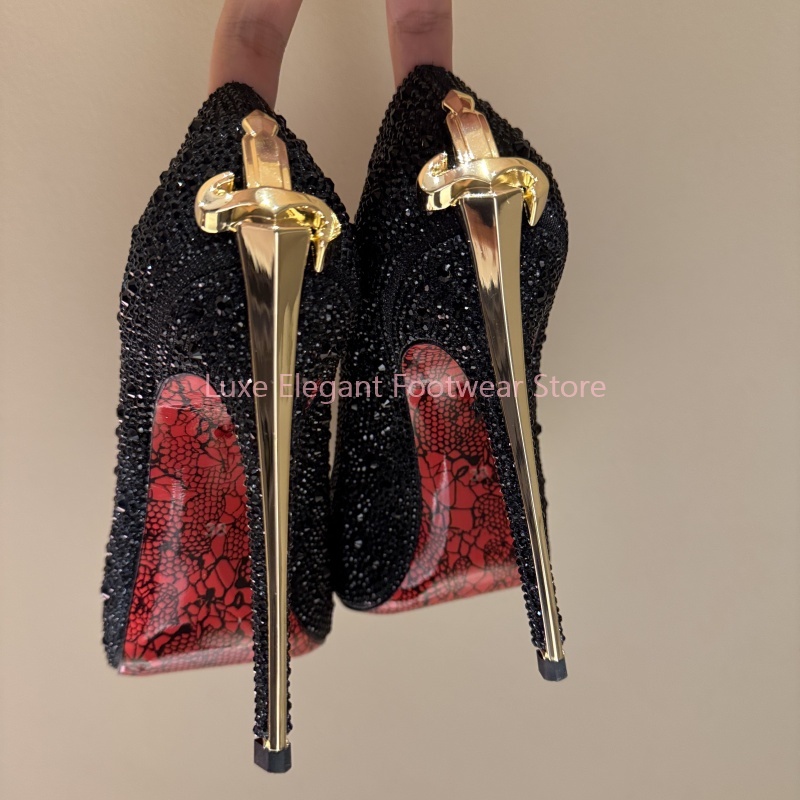 รองเท้าส้นสูงปลายแหลมทรงดาบคริ - Women Fashion Ideas บทวิจารณ์และราคา