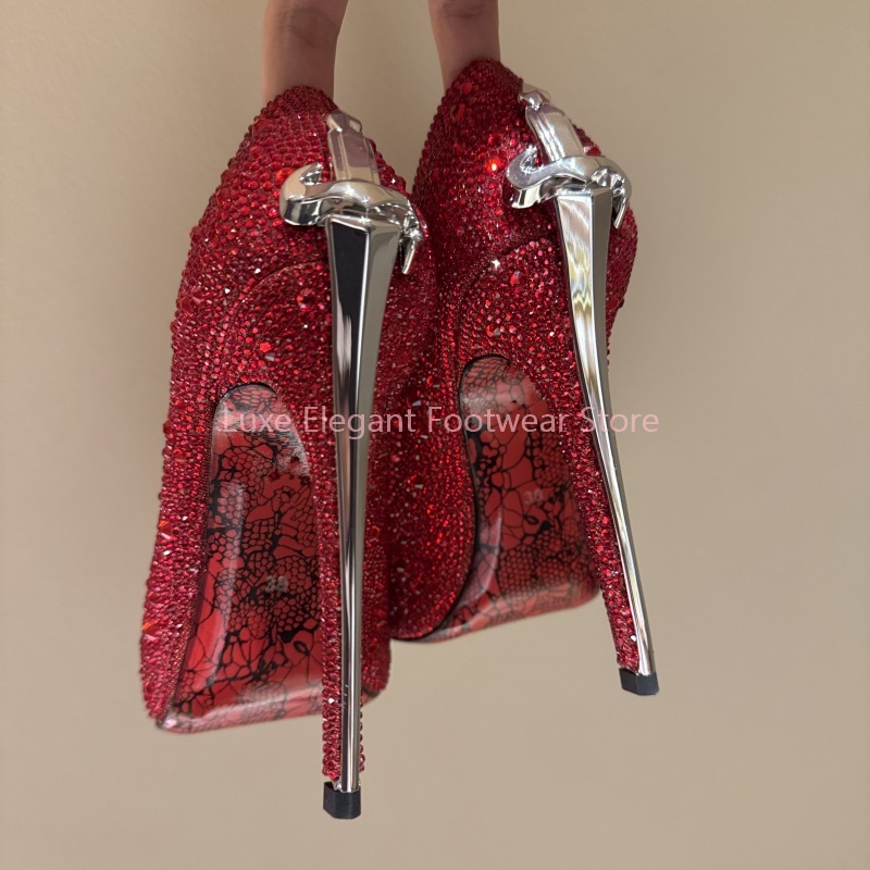 รองเท้าส้นสูงปลายแหลมทรงดาบคริ - Women Fashion Ideas บทวิจารณ์และราคา