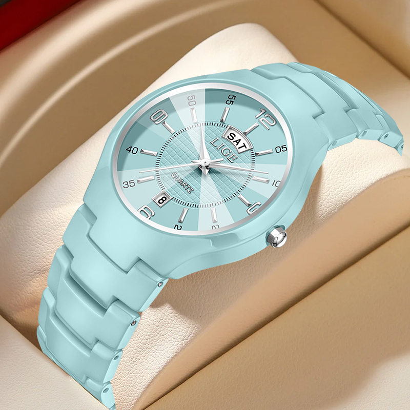 LIGE หรูหราสง่างามควอตซ์นาฬิกา - Women Fashion Simple บทวิจารณ์และราคา