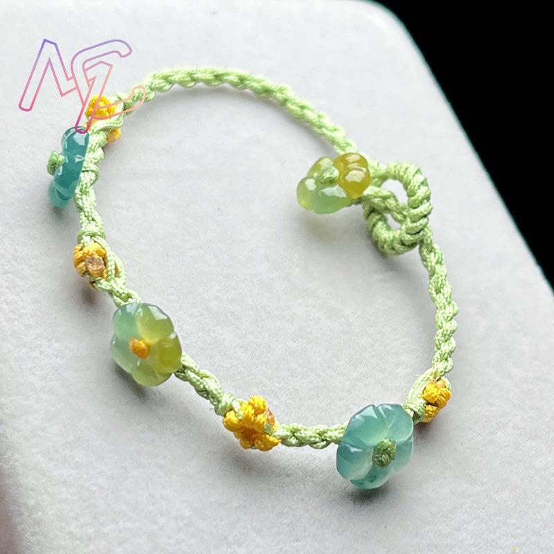 มุกหยกพม่าสร้อยข้อมือดอกไม้เคร - Women'S Fashion บทวิจารณ์และราคา