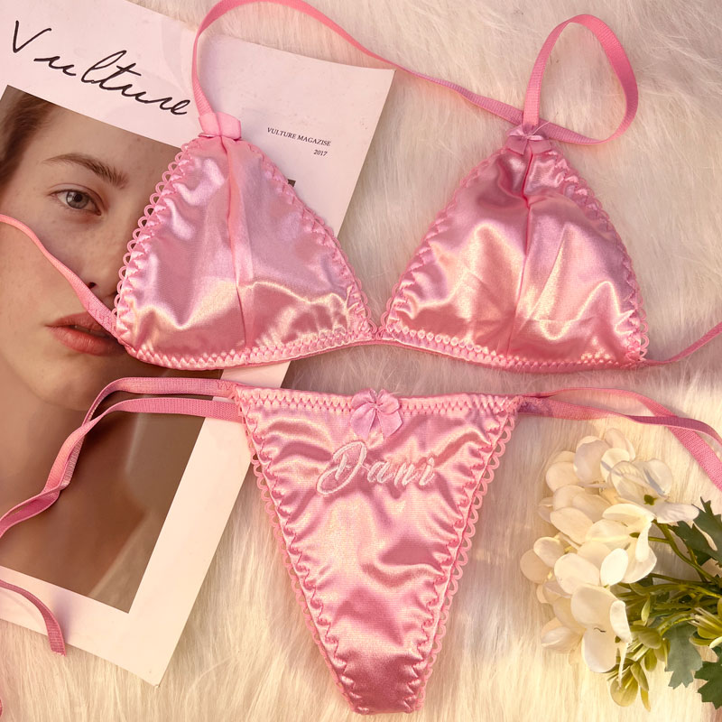 ชุดชั้นในบราสามเหลี่ยมแบบมีสาย - Women'S Fashion Underwear บทวิจารณ์และราคา