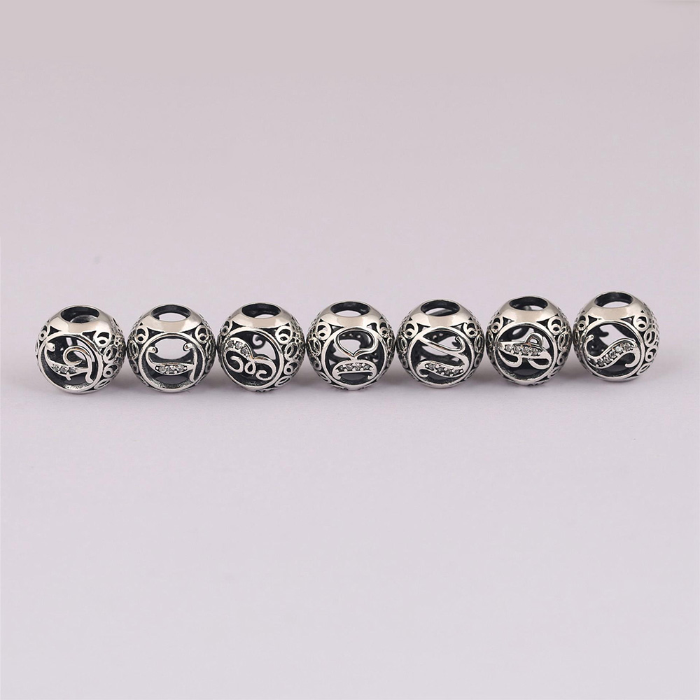 ลูกปัดตัวอักษรเงินแท้ 925 สไตล - Women'S Fashion From The 20S บทวิจารณ์และราคา