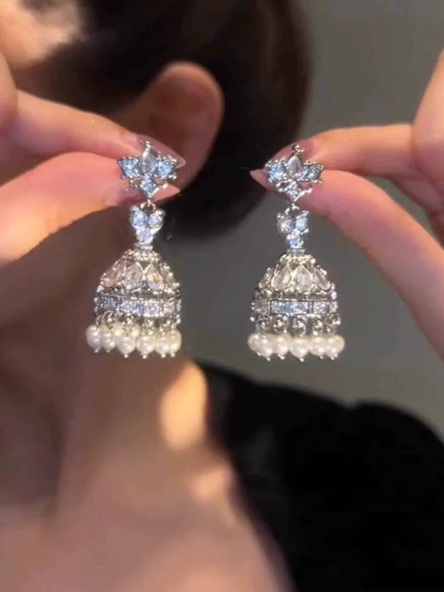 ต่างหูกรงนกสไตล์อินเดียสุดหรูห - Women'S Fashion Underwear บทวิจารณ์และราคา